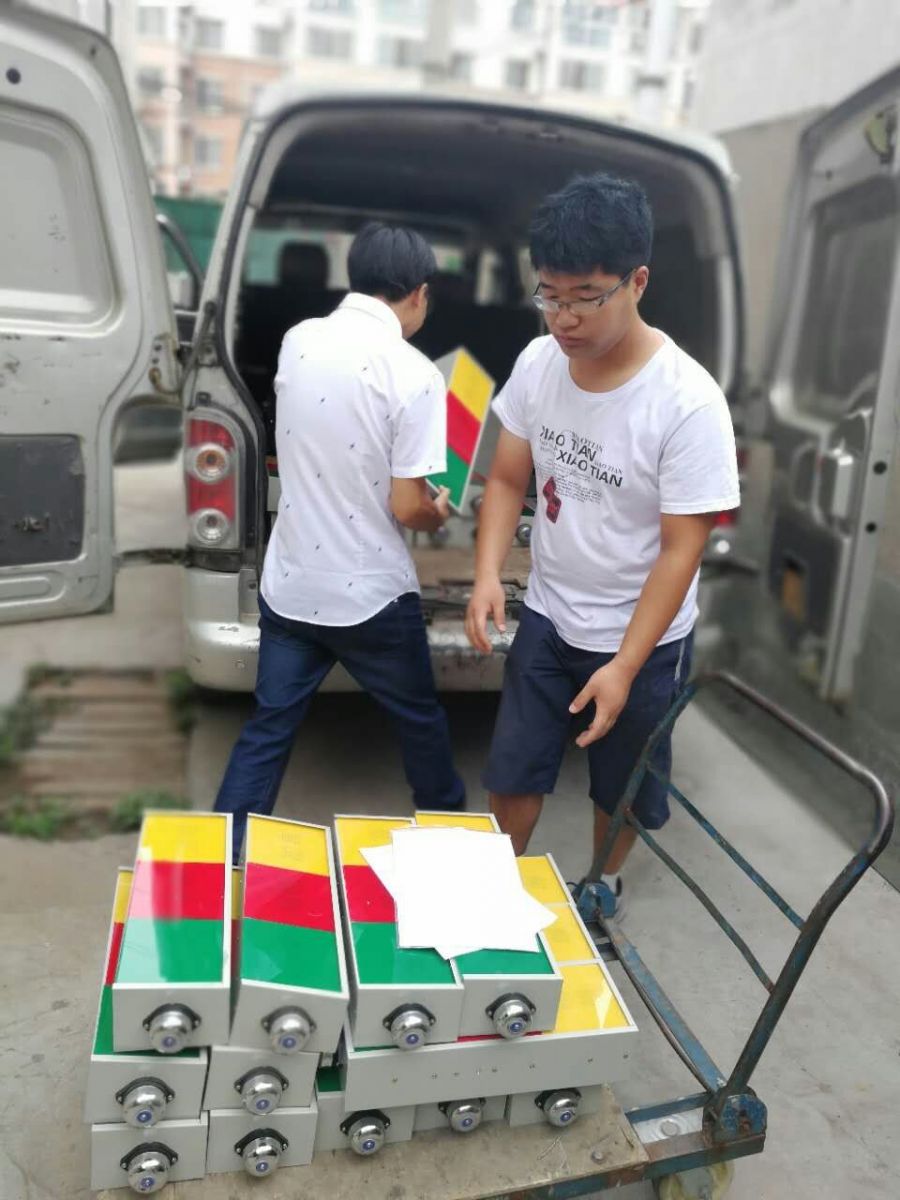 鼎兴人防设备发货现场